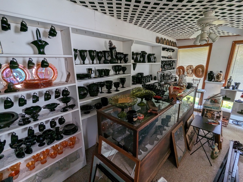 Black Glass, Antiques and More on Elizabeth St.
