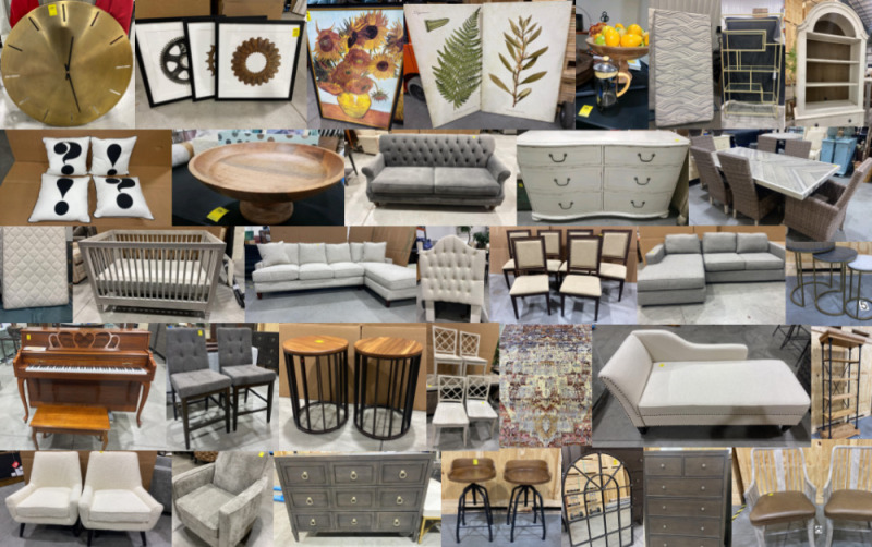 Model Home Furniture and Décor Auction