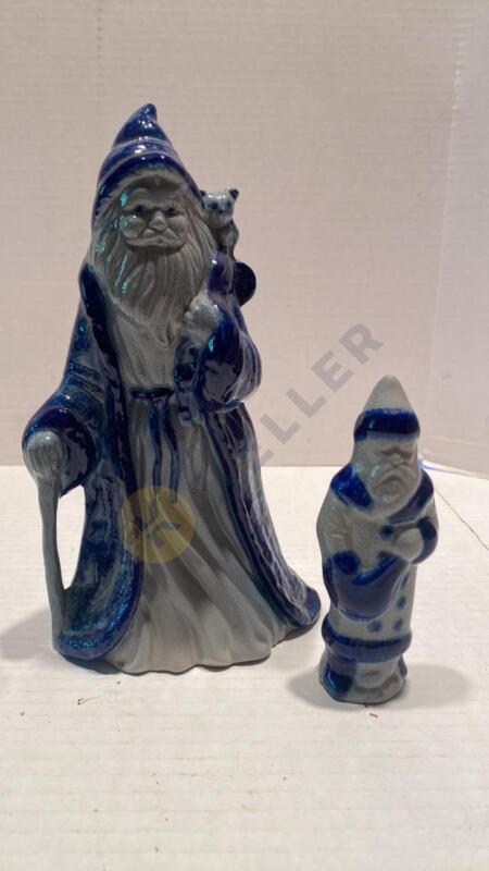 Eldreth Pottery Father Christmas Figurines