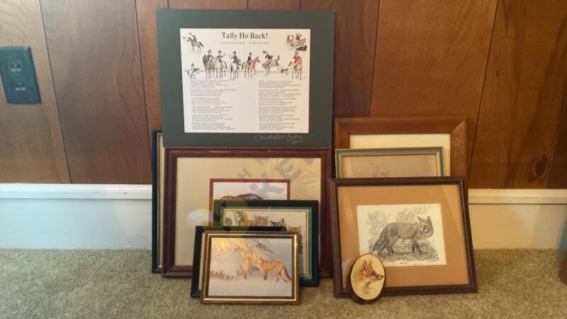 Framed Fox Prints and More