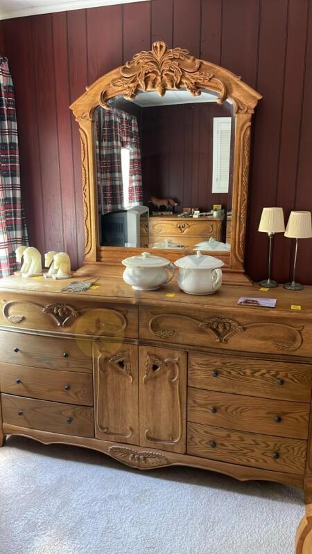 Oakwood Interiors Dresser and Mirror