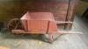 Antique Wooden Wheelbarrow