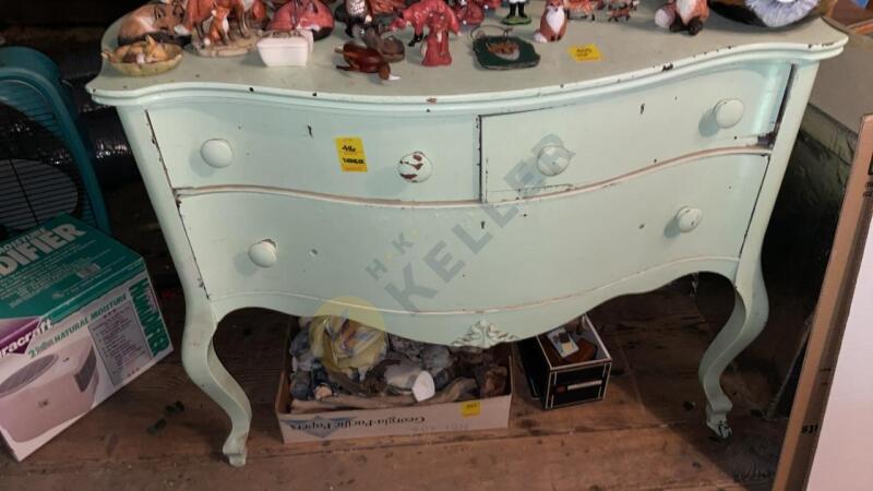 Curved Front Painted Dresser