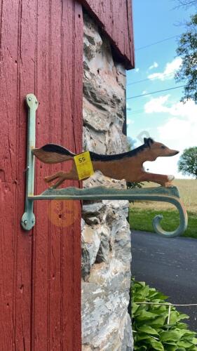 Metal Fox Hanging Bracket Hook