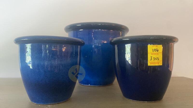 Blue Glazed Pottery