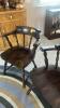 Set of 5 Matching Wooden Chairs - 4