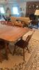 Wooden Dining Table with 8 Chairs - 5