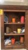 Wooden Hanging Cabinet and Framed Art - 3