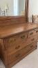 Wooden Dresser with Attached Mirror - 4