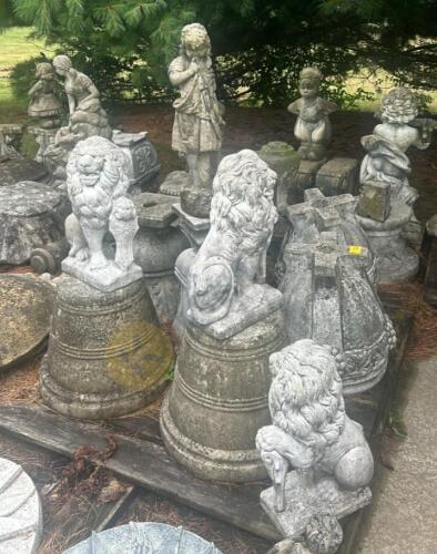 Cast Concrete Statues, Pots, and More