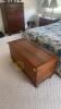 Wooden Storage Chest and Wool Sweaters - 7