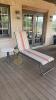 Adjustable Outdoor Chaise Lounge and Side Table - 2