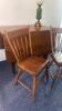 Drop Leaf Table and 2 Chairs - 2