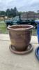 3 Multicolored Glazed Painted Clay Pots - 4