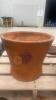 Terra Cotta Planters with Red Emblem - 2