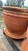 4 Decorative Clay Pots - 2