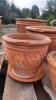 Set of 4 Decorative Clay Planters - 5