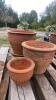 Large Decorative Clay Pots