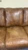 LeatherTrend 3 Person Brown Leather Sofa - 5