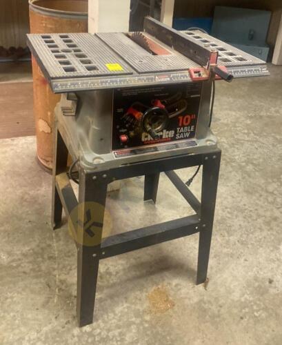 Clarke Woodworker 10 Inch Table Saw and Power Cords