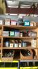 Metal and Wood Small Compartment Shelving, Assortment of Nuts and Bolts, and More - 6