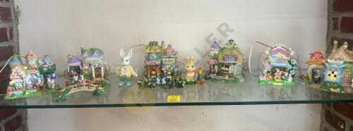 Easter Lighted Village Set