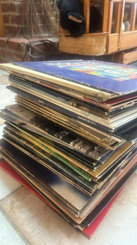 Assortment of Vinyl Record Albums