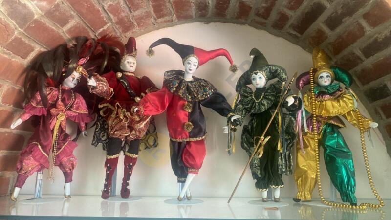 Collection of Porcelain Jesters