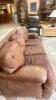 Brown Leather Sofa - 2