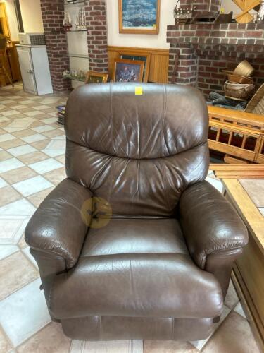 La-Z-Boy Brown Leather Recliner