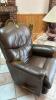 La-Z-Boy Brown Leather Recliner - 2