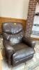 La-Z-Boy Brown Leather Recliner