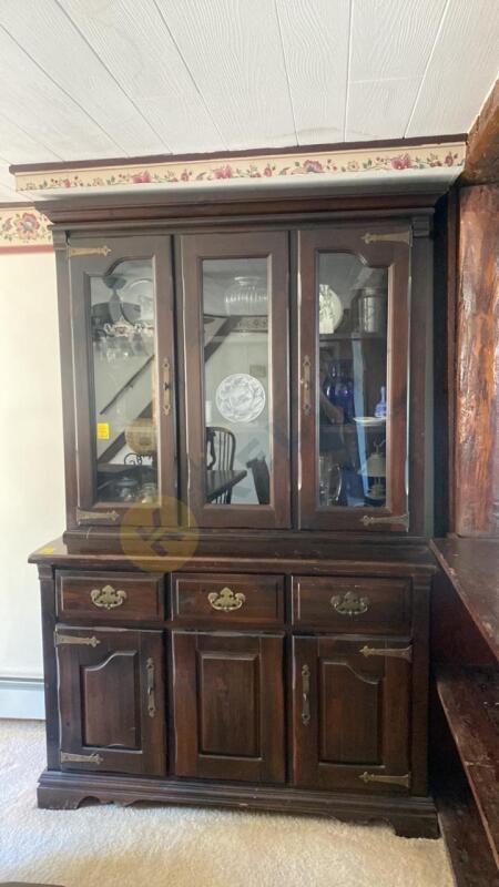 Dark Walnut Hutch