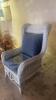 Wicker Chair with Cushions - 4