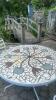 Mosaic Tile Outdoor Patio Table with 2 Chairs - 2