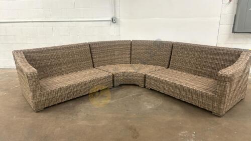 Wicker Outdoor Sectional Seating