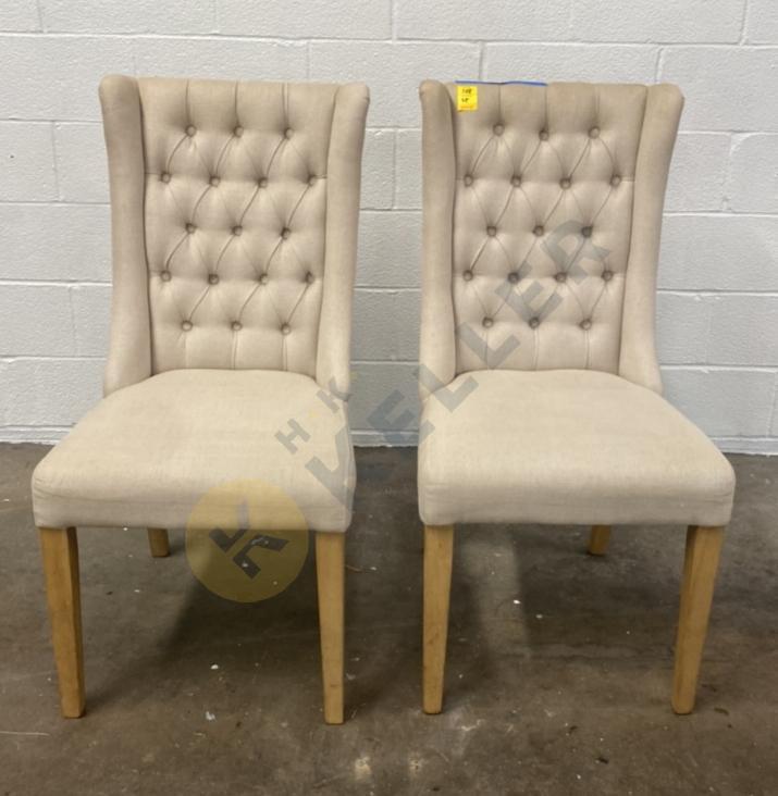 Pair of Upholstered Dining Chairs