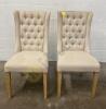 Pair of Upholstered Dining Chairs