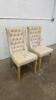 Pair of Upholstered Dining Chairs - 2