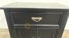 Klaussner Black Nightstand or Side Table - 3