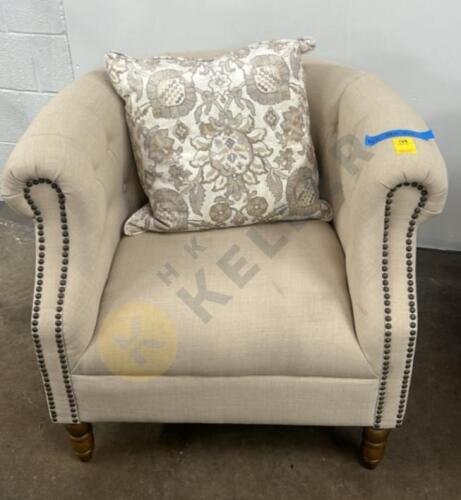 Beige Accent Chair