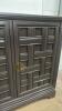 Black 4 Door Accent Credenza - 4