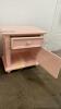 Pair of Pink Nightstands or End Tables - 4