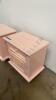 Pair of Pink Nightstands or End Tables - 5