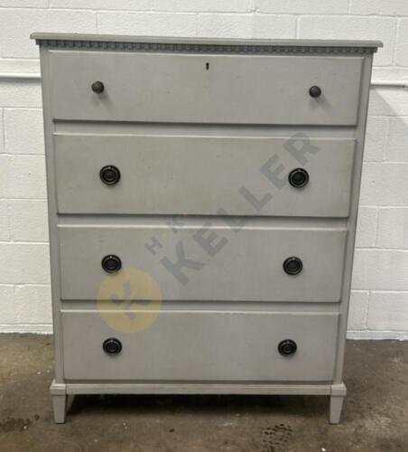 Gray 4 Drawer Dresser