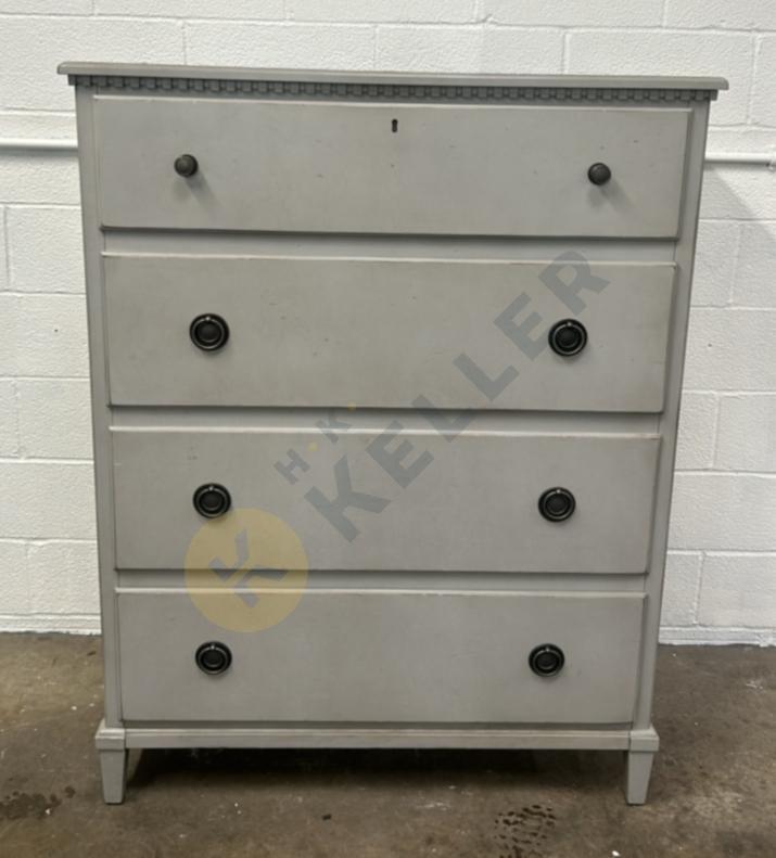 Gray 4 Drawer Dresser