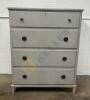 Gray 4 Drawer Dresser