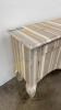 Striped Accent Storage Cabinet - 4