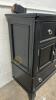 Black 7 Drawer and 2 Door Dresser with Mirror - 7