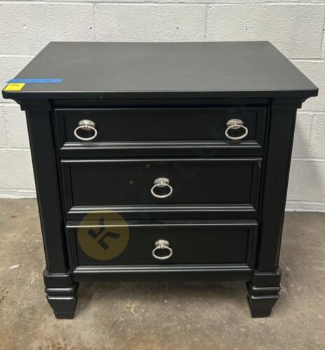 Black Nightstand or End Table